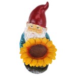 Design Toscano Sunflower Sammy Gnome Statue