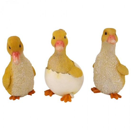 Design Toscano S/3 Duckling Brood Garden Statues
