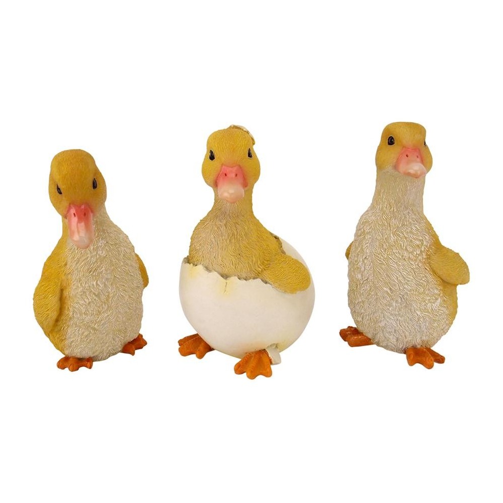 Design Toscano S/3 Duckling Brood Garden Statues Design Toscano S/3 Duckling Brood Garden Statues