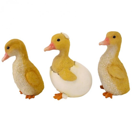 Design Toscano S/3 Duckling Brood Garden Statues