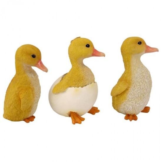 Design Toscano S/3 Duckling Brood Garden Statues