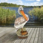 Design Toscano Ocean Side Pier 51 Pelican Statue