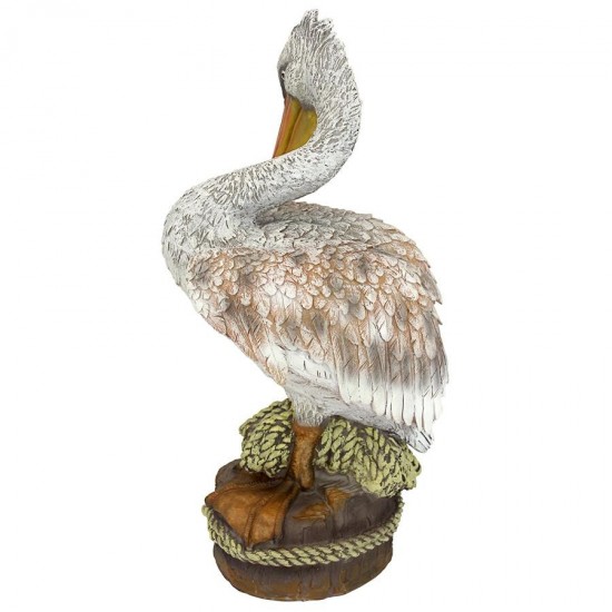 Design Toscano Ocean Side Pier 51 Pelican Statue