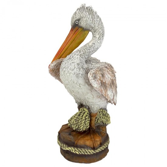 Design Toscano Ocean Side Pier 51 Pelican Statue