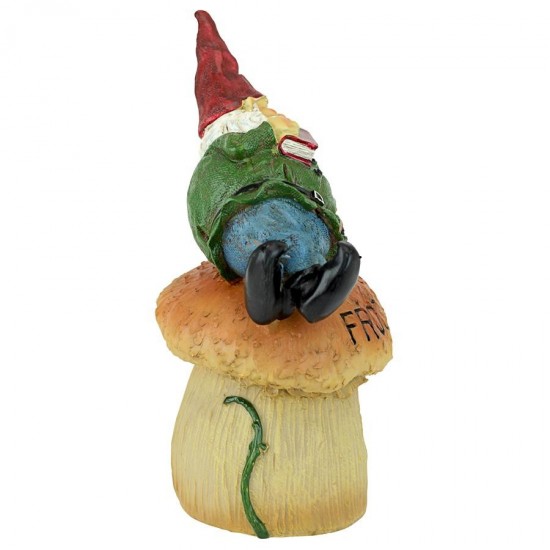 Design Toscano Gnomes Frog House Garden Statue