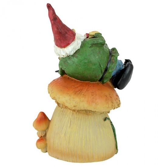 Design Toscano Gnomes Frog House Garden Statue