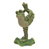 Design Toscano Boogie Down Dancing Frog Leg Up