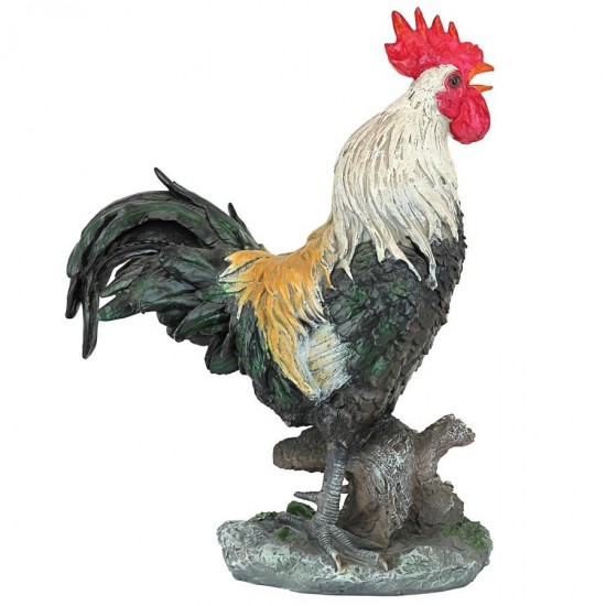 Design Toscano Cock A Doodle Do Rooster Statue