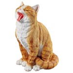 Design Toscano Lazy Daze Kitty Yawning Cat Statue