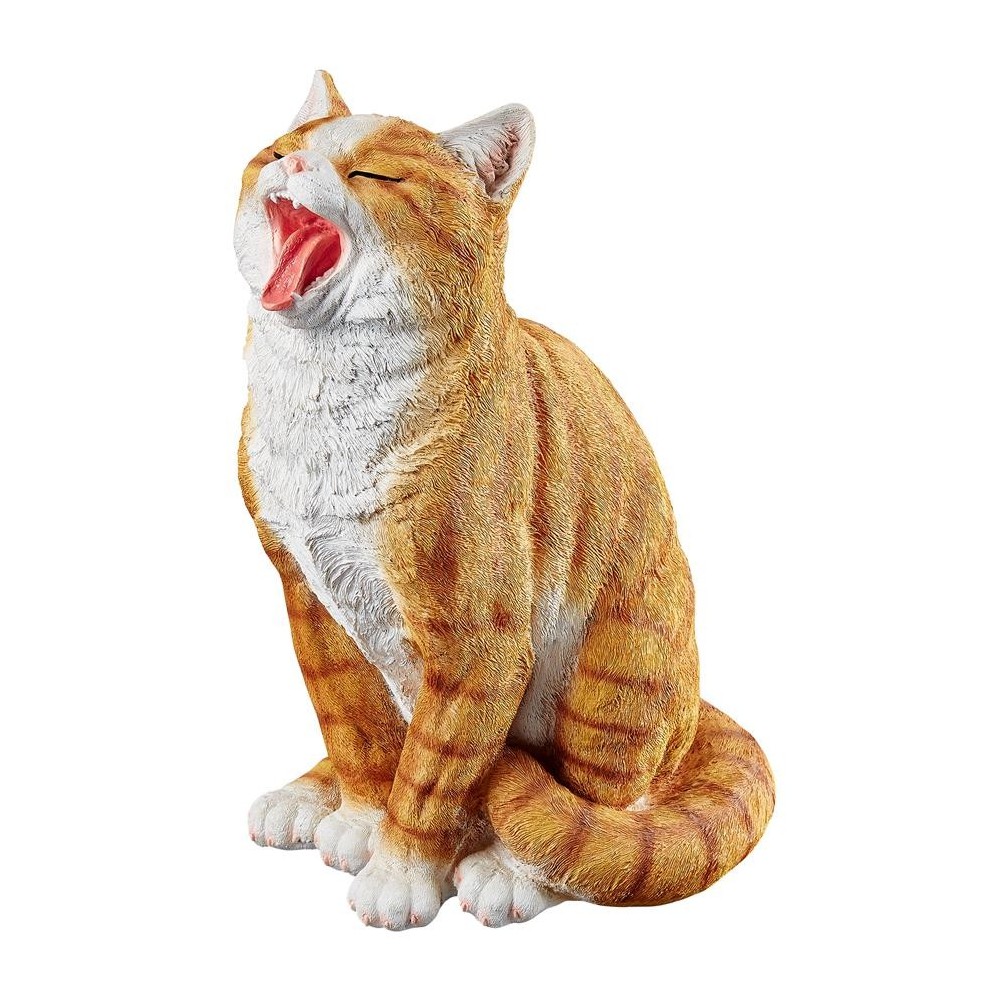 Design Toscano Lazy Daze Kitty Yawning Cat Statue