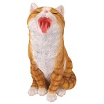 Design Toscano Lazy Daze Kitty Yawning Cat Statue