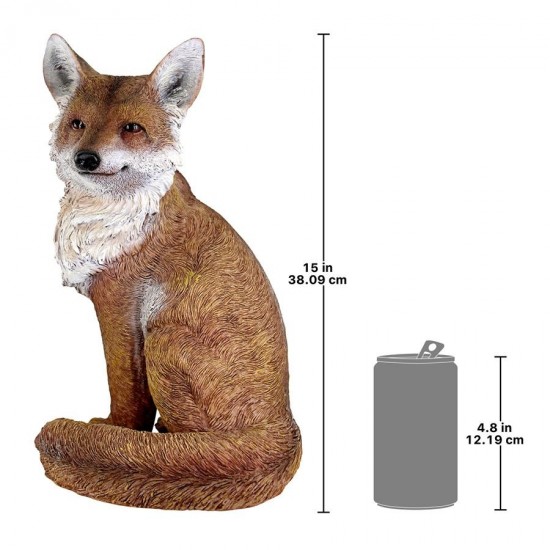 Design Toscano Fabian The Flamboyant Fox Garden Statue