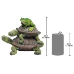 Design Toscano Two Turtles Stacked With Frog