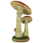 Design Toscano Mystic Forest Red Mushrooms Statue