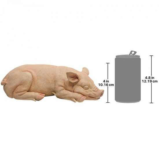 Design Toscano Sandman The Piggy Sleeping Pig Statue