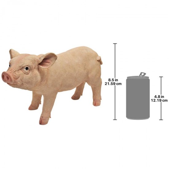 Design Toscano Porker The Piggy Standing Pig Statue