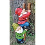 Design Toscano Up The Ladder Climbing Gnomes Statue