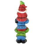 Design Toscano Tower Of 3 Gnomes And A Frog Statue