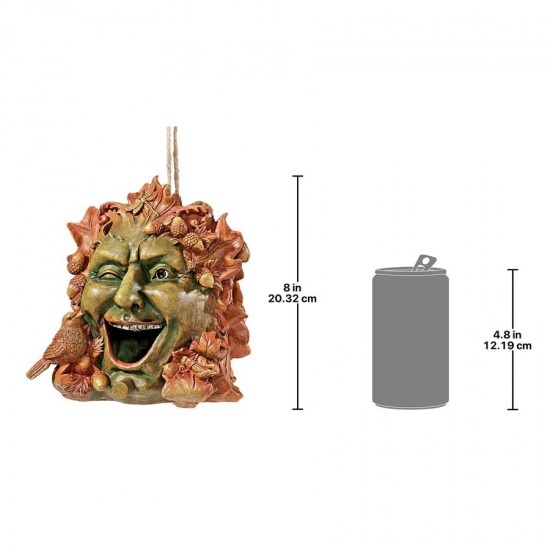 Design Toscano Laughing Greenman Birdhouse Statue