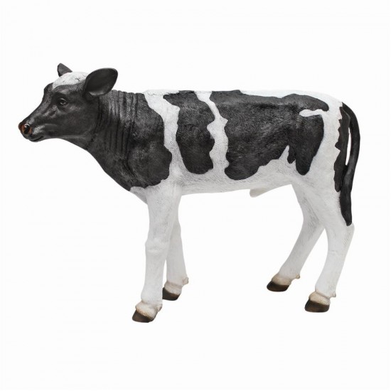 Design Toscano Country Boy Standing Cow Statue