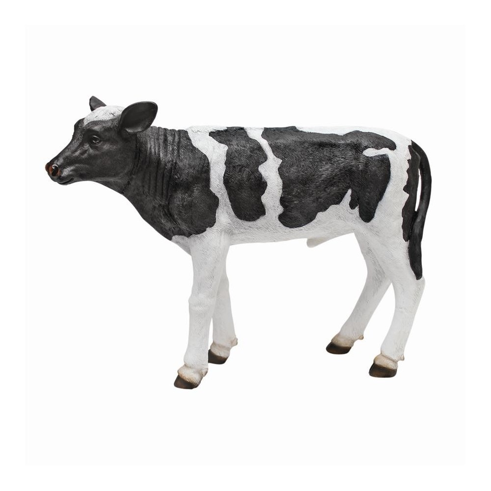 Design Toscano Country Boy Standing Cow Statue