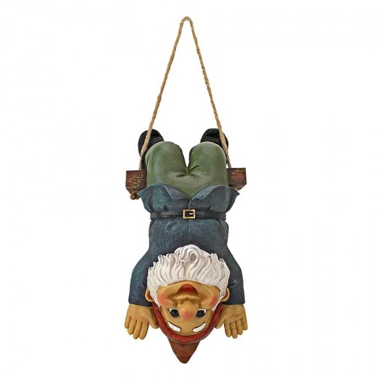 Design Toscano Alfie The Acrobat Swinging Gnome Statue