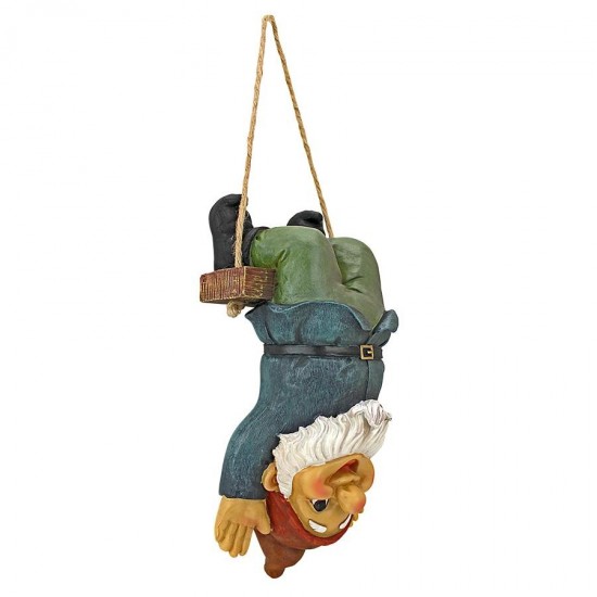 Design Toscano Alfie The Acrobat Swinging Gnome Statue