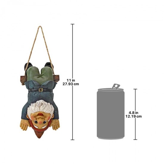 Design Toscano Alfie The Acrobat Swinging Gnome Statue