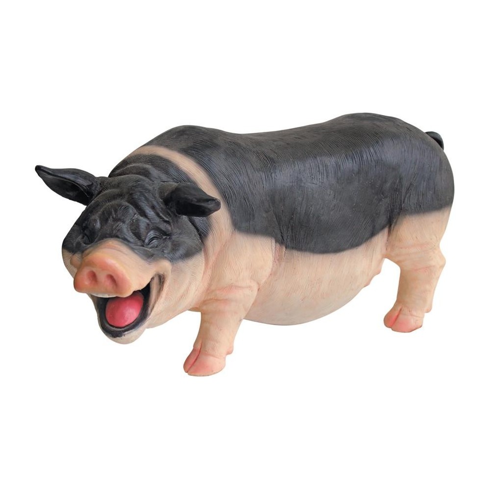 Design Toscano Laughing Pig Statue