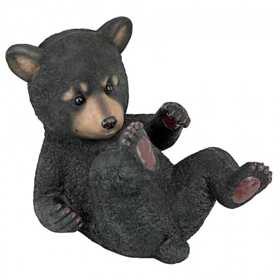 Design Toscano Rolling Bear Cub Statue