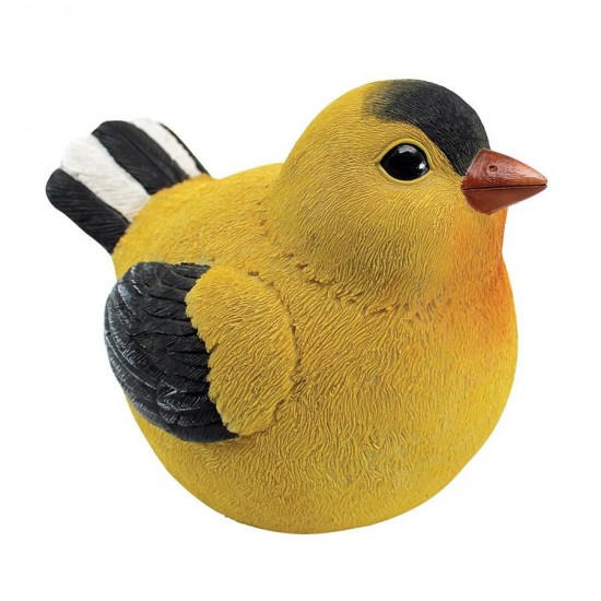 Design Toscano Goldfinch Burly Bird Statue