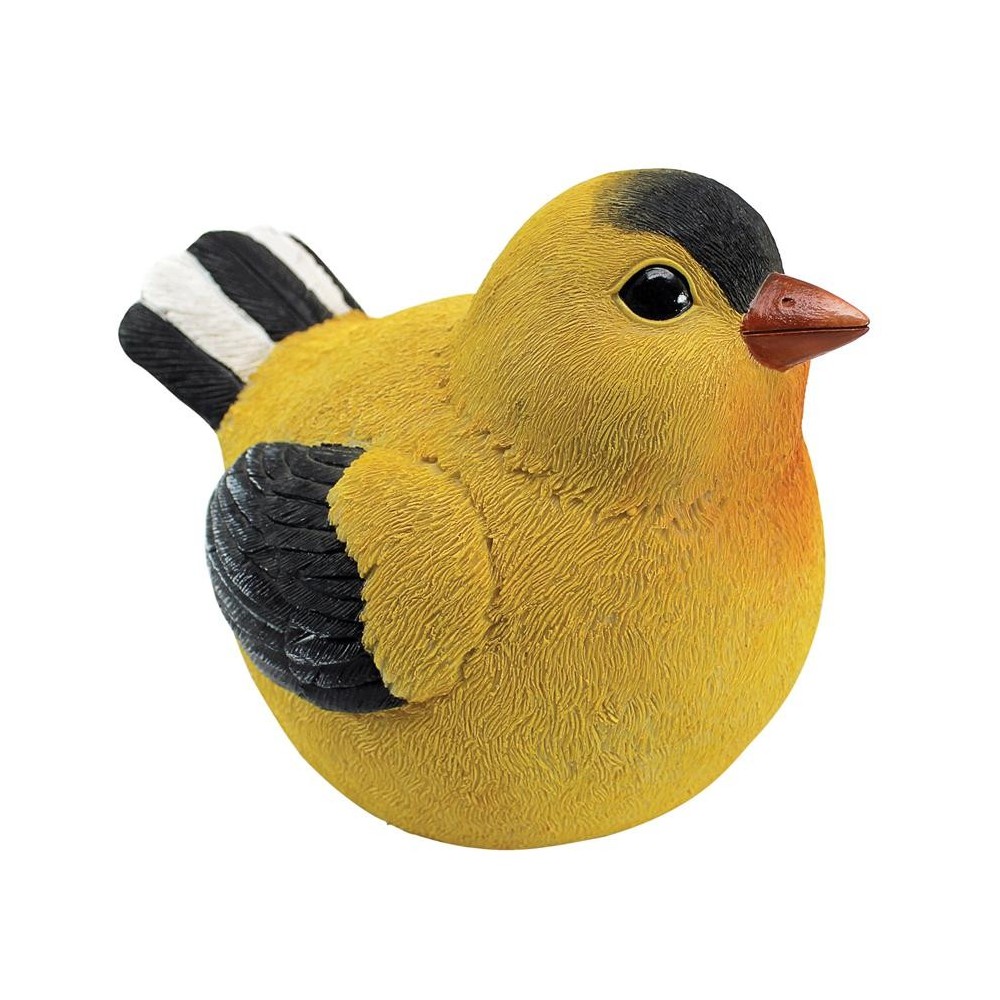 Design Toscano Goldfinch Burly Bird Statue