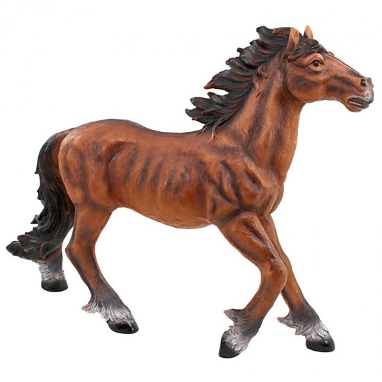 Design Toscano Unbridled Running Mustang Statue