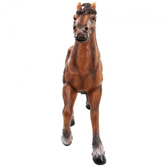 Design Toscano Unbridled Running Mustang Statue