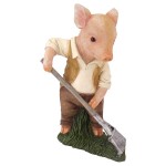 Design Toscano Papa Pig Gardener Statue