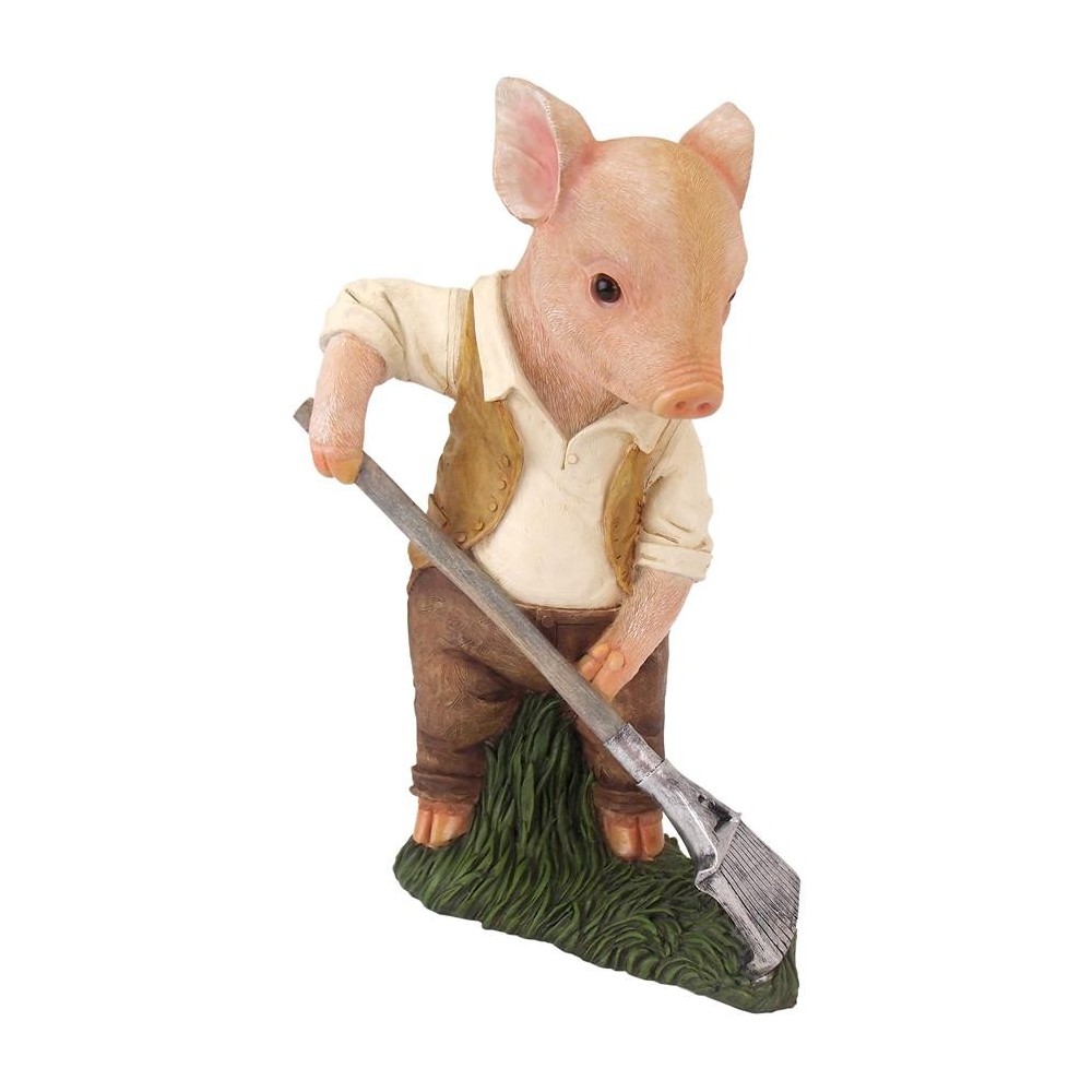 Design Toscano Papa Pig Gardener Statue