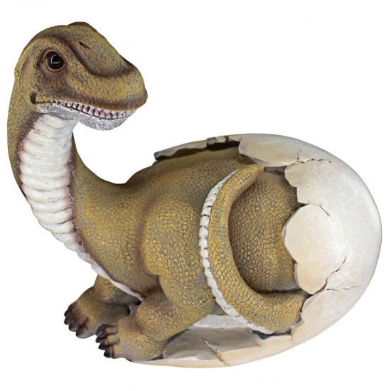 Design Toscano Baby Brachiosaurus Dino Egg Statue