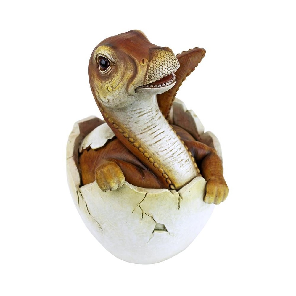 Design Toscano Baby Raptor Dino Egg Statue