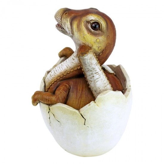 Design Toscano Baby Raptor Dino Egg Statue