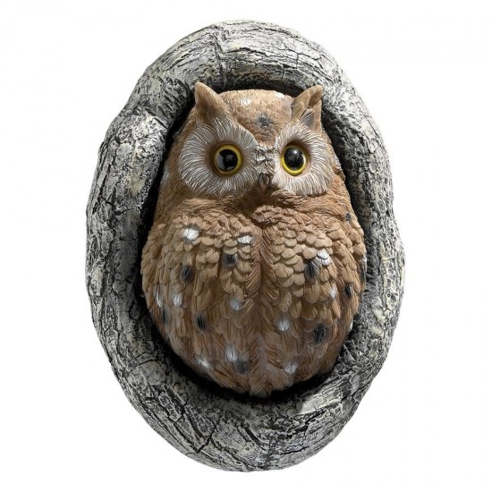 Design Toscano Octavius Knot Hole Owl