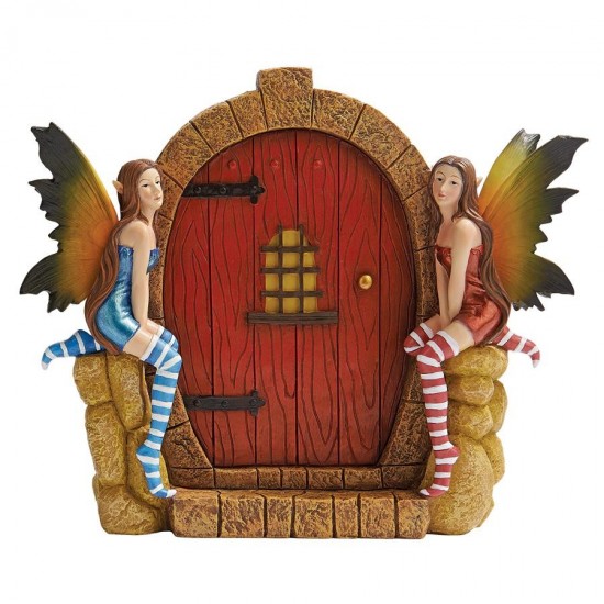 Design Toscano The Enchanted Portal Fairy Door Plaque