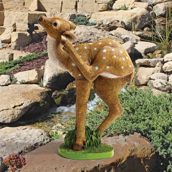 Design Toscano Out From The Thicket Baby Deer Statue