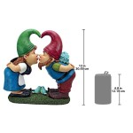 Design Toscano Kiss And Tell Lover Gnomes Statue