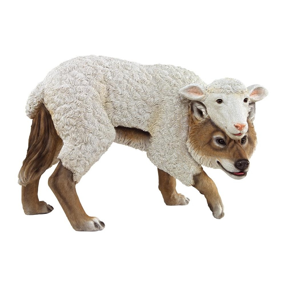 Design Toscano Wolf In Sheeps Clothing Statue