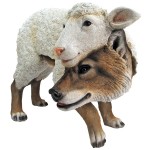 Design Toscano Wolf In Sheeps Clothing Statue