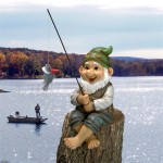 Design Toscano Ziggy The Fishing Gnome Sitter Statue