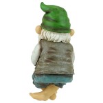 Design Toscano Ziggy The Fishing Gnome Sitter Statue