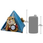 Design Toscano Backyard Camper Squirrel Solar Statue