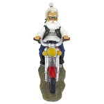 Design Toscano Father Christmas Santa Biker Statue