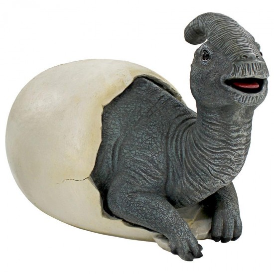 Design Toscano Parasaurolophus Dinosaur Egg Statue